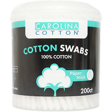 Carolina Cotton Cotton Swabs, 200 ct