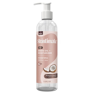 Skintimate 2-in-1 Shave Oil & Moisturizer - Coconut Bliss, 7.3 oz