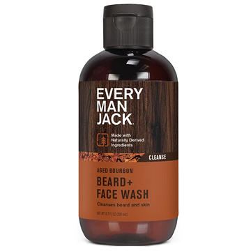Every Man Jack Aged Bourbon Beard & Face Wash, 6.7 oz