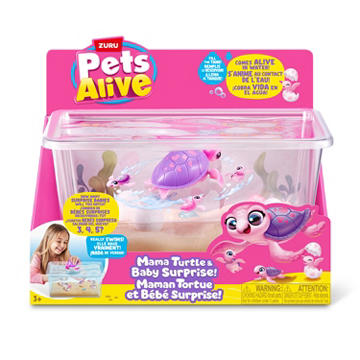 Zuru Pets Alive Mama Turtle & Baby Surprise