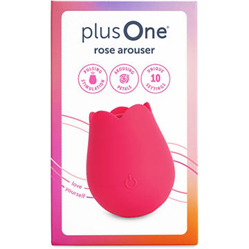 plusOne Silicone Rose Arouser Vibrator