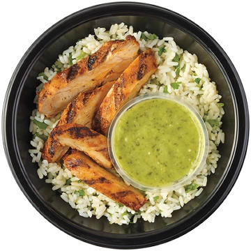 Meal Simple by H-E-B Cilantro Jalapeno Lime Chicken & Rice Bowl, 12 oz