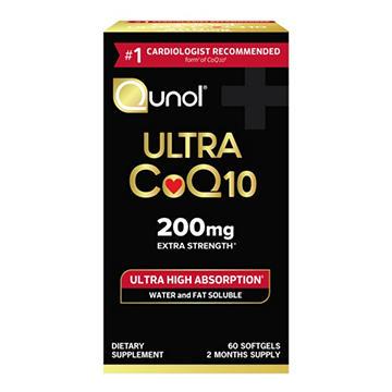 Qunol Ultra CoQ10 200 mg Softgels, 60 ct