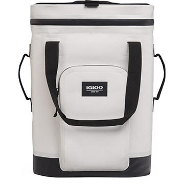IGLOO Trailmate Cooler Backpack, 24 Can - Bone, 14.17'' x 11.81'' x 19.29''