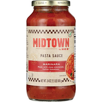Midtown by H-E-B Marinara Pasta Sauce, 24 oz