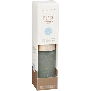Haven + Key Peace Reed Diffuser - Jasmine & Cedar, 3.38 oz