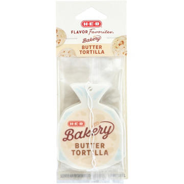 H-E-B Flavor Favorites Car Air Fresheners - Bakery Butter Tortilla, 3 pk