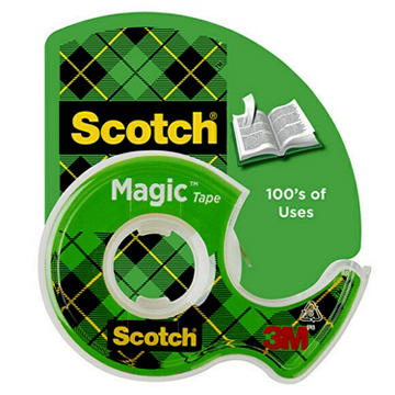 Scotch Magic Tape Roll, .75'' x 675''