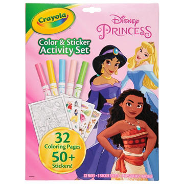 Crayola Disney Princess Color & Sticker Activity Set