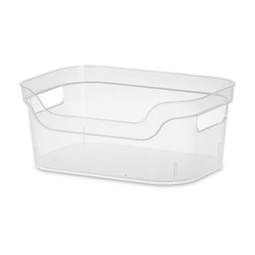 Sterilite Small Open Bins - Clear, 2 pk, 9.5'' x 6.5'' x 4''