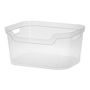 Sterilite Large Open Bin - Clear, 14.25'' x 11" x 7"