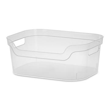 Sterilite Medium Open Bin - Clear, 13" x 9.5'' x 5.25''