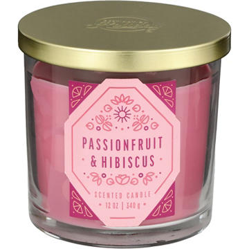 Destination Holiday Passionfruit & Hibiscus Scented Candle, 12 oz