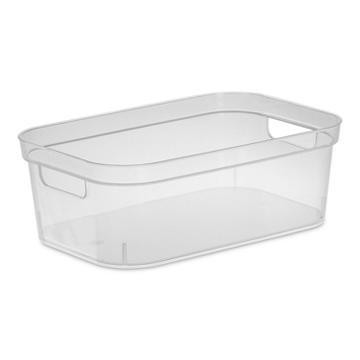 Sterilite Small Open Bin - Clear, 2.25'' x 8" x 4.25''