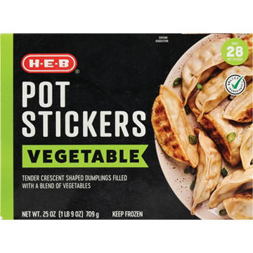 H-E-B Vegetable Pot Stickers, 25 oz