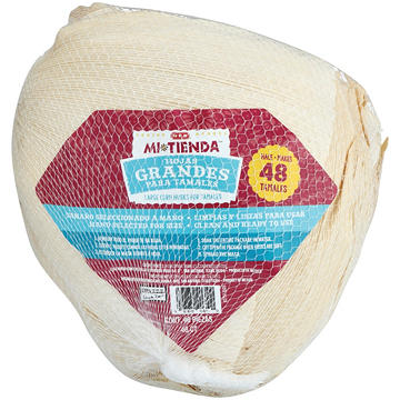 H-E-B Mi Tienda Hojas Grandes para Tamales - Large Corn Husks for Tamales, 48 ct