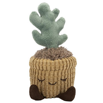 Greenhouse by Russ Corduroy Plant Plush - Beige, 6"