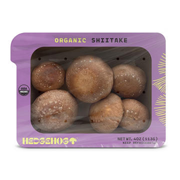 Hedgehog Organic Shiitake Mushrooms, 4 oz