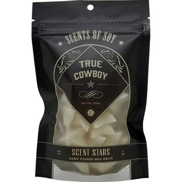 Scents Of Soy True Cowboy Scented Stars Wax Melts, 3 oz