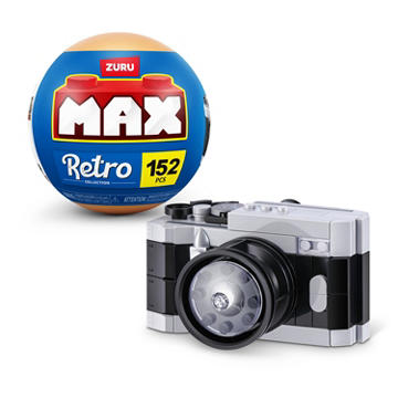 Zuru MAX Retro Collection Building Set Capsule - Camera, 152 pc