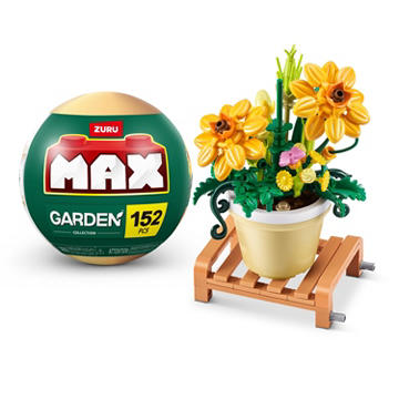 Zuru MAX Garden Collection Building Set Capsule - Cosmos Sulphureus, 152 pc