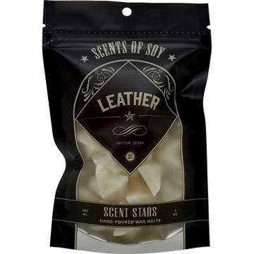 Scents Of Soy Leather Scented Stars Wax Melts, 3 oz
