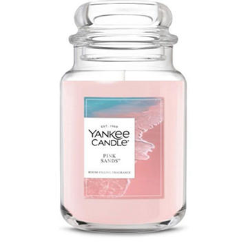 Yankee Candle Pink Sands Scented Jar Candle, 22 oz