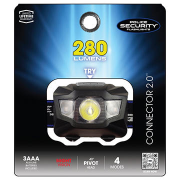 Police Security 280 Lumen Connector 2.0 Headlamp