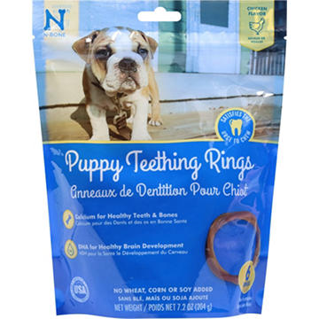 N-Bone Puppy Teeth Ring - Chicken Flavor, 6 ct