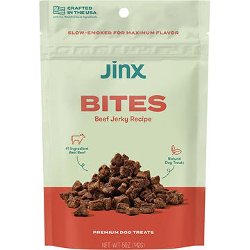 Jinx Bites Dog Treats - Beef Jerky, 5 oz