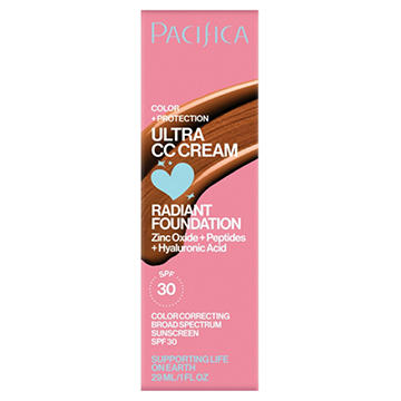 Pacifica CC Cream Cool Deep SPF 30 Radiant Foundation, 1 oz