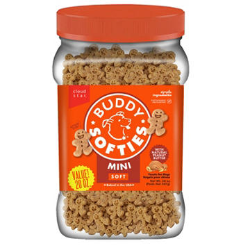 Buddy Biscuits Softies Dog Treats - Peanut Butter, 20 oz