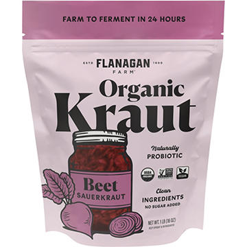 Flanagan Farm Organic Beet Sauerkraut, 16 oz