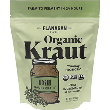 Flanagan Farm Organic Dill Sauerkraut, 16 oz