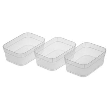 Sterilite Medium Storage Tray - Clear, 7" x 4.88'' x 2.5''