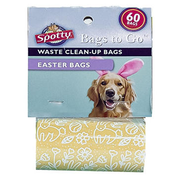 Spotty Easter Waste Bags, 60 ct