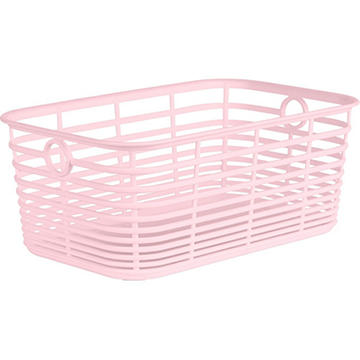 Curver Aria Rectangle Bin - Pink, 8 qt