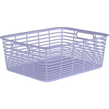 Curver Aria Rectangle Bin - Lavender, 12 qt