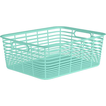 Curver Aria Rectangle Bin - Teal, 12 qt