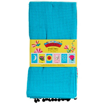 Loteria Don Clemente 100% Cotton 2 pk Kitchen Towels, 20" x 30"