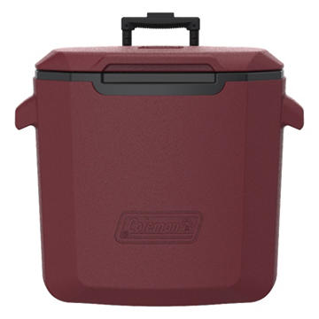 Coleman Cooler Wheel Cooler - Maroon, 28 qt