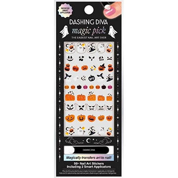 Dashing Diva Halloween Magic Nail Art Stickers - Pumpkin Pickin