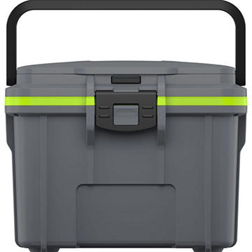 Pelican Cooler - Dark Grey & Green, 8 qt