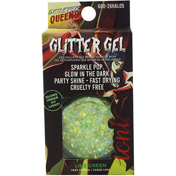 Ioni Glow In The Dark Green Glitter Gel Stick