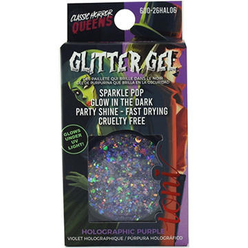 Ioni Glow In The Dark Purple Glitter Gel Stick