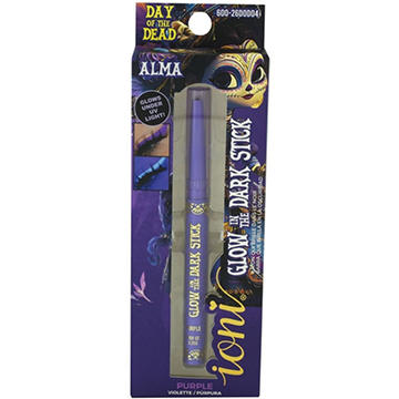 Ioni Day of the Dead Glow in the Dark Stick Liner - Purple
