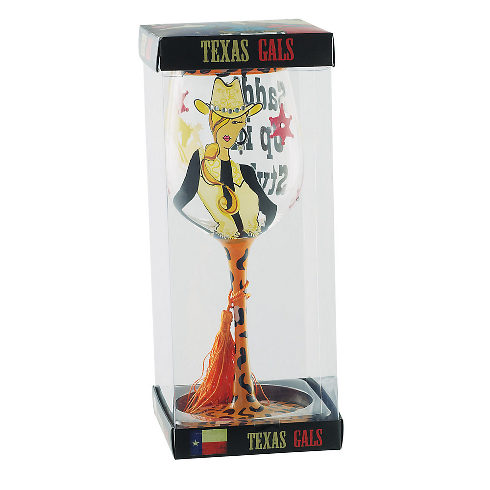 Texas Gals Wine Glass