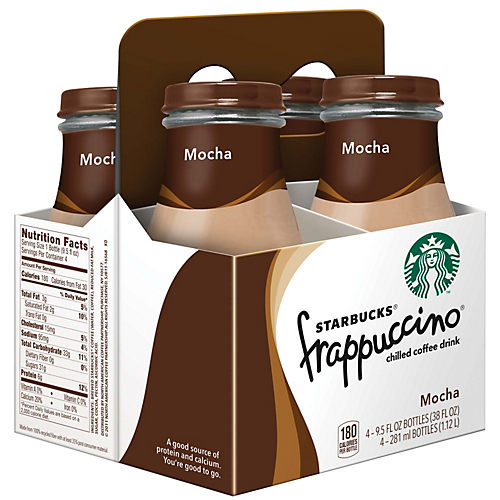 Starbucks Mocha Frappuccino Coffee Drink 9.5 oz Bottles - Shop Coffee at  H-E-B