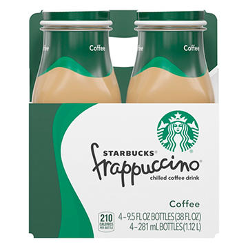 Starbucks Coffee Frappuccino Drink 4 pk Bottles