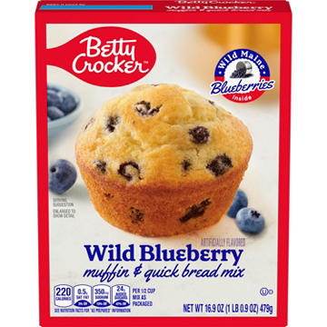 Betty Crocker Wild Blueberry Premium Muffin Mix & Quick Bread Mix